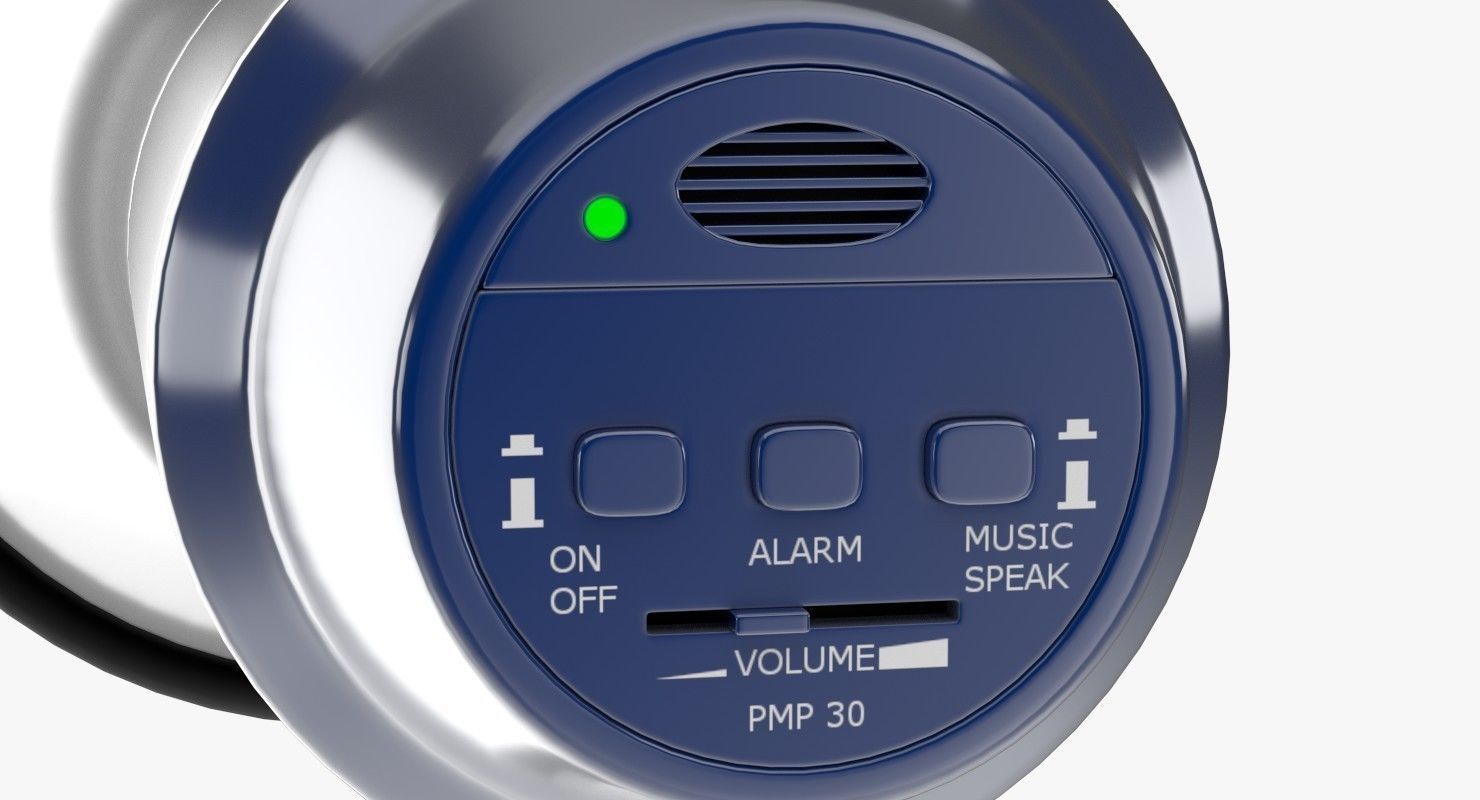 Bullhorn megaphone 3D model_3