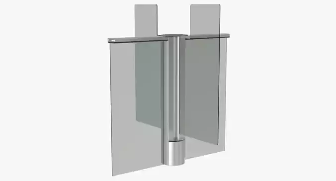Turnstile 3 glass door