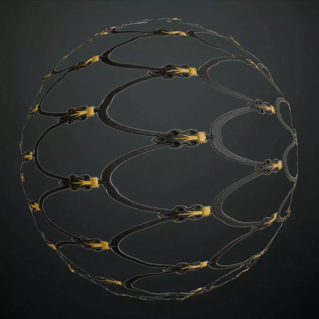 Full Opaque Glass Pattern Transparent PBR Seamless Texture