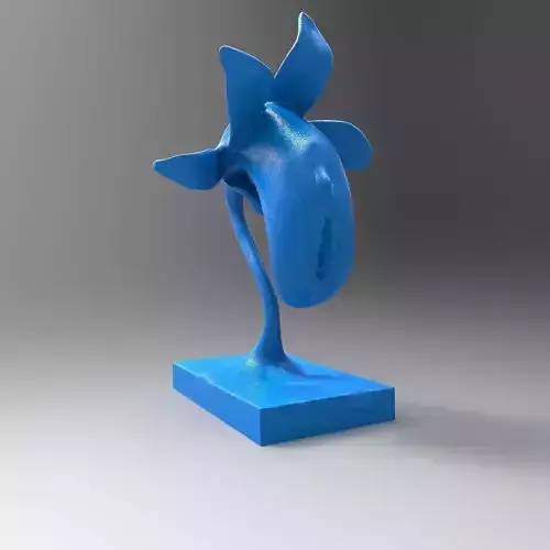 Female FLower of fertility - sculpture Art