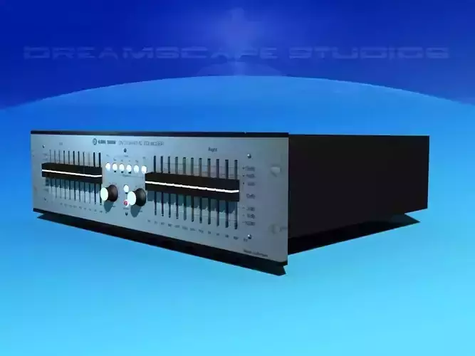 Klark Teknik DN22 Graphic Equalizer 3D model