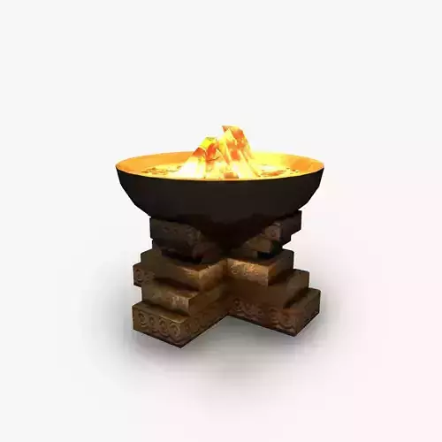 Ancient brazier fire pit bowl 