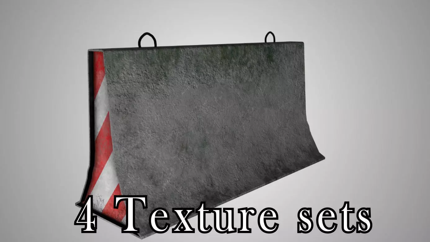 Concrete block Free 3D model