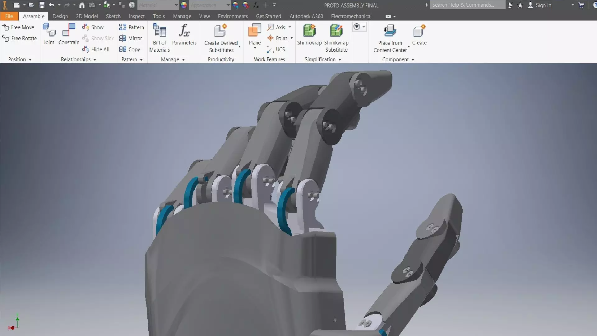 Robot Hands 3D Model 3D model