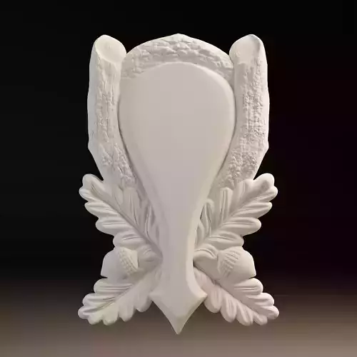 Trophy Hunting Plaque Bas Relief CNC