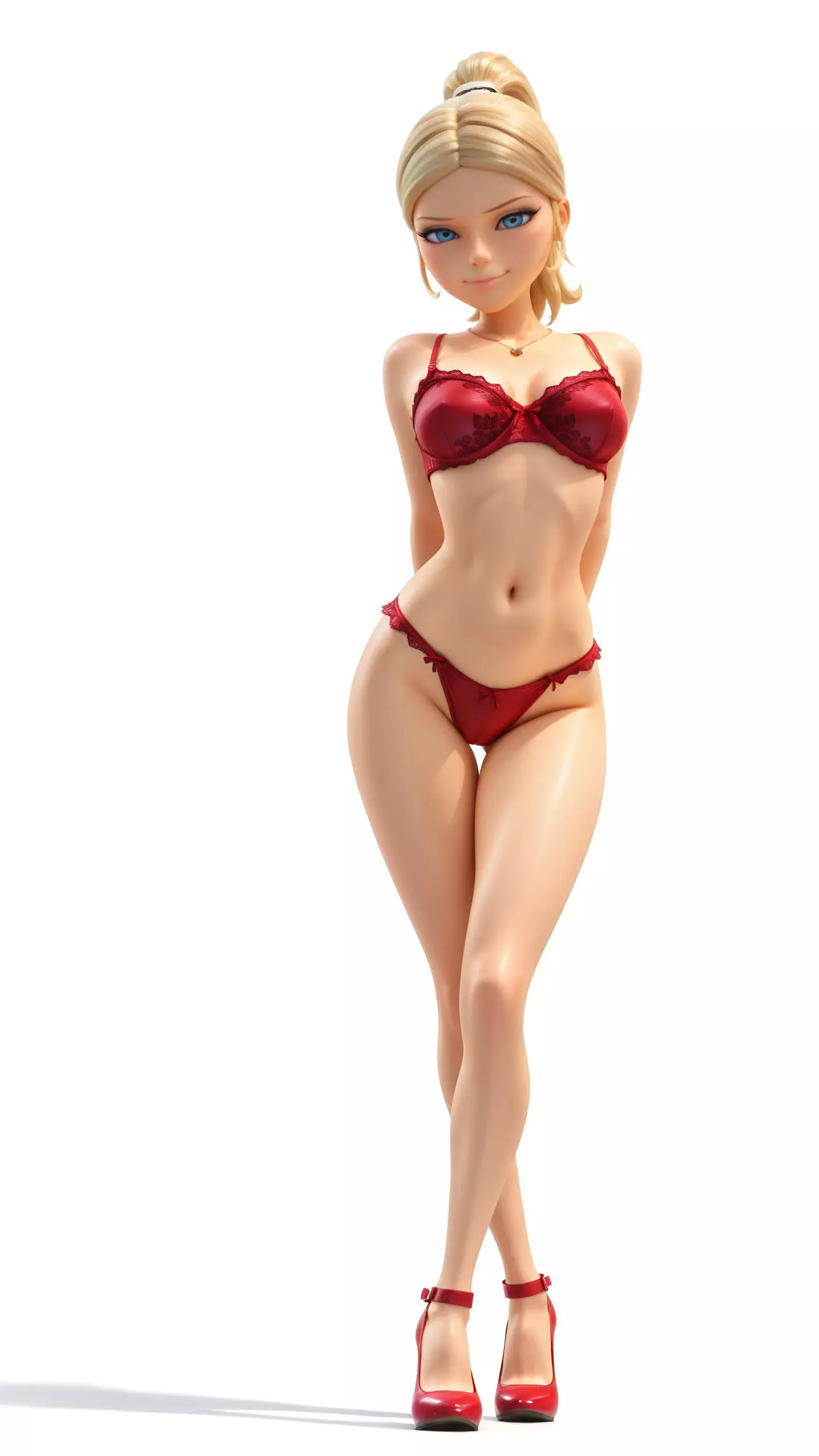 Chloe Bourgeois lingerie version 2 3D print model