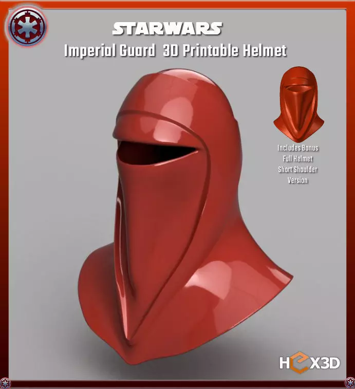 Star Wars Imperial Guard 3D Printable Helmet 3D print model_0