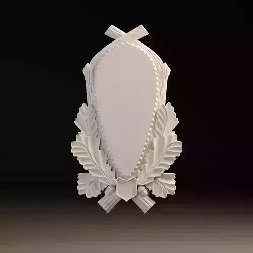 Trophy Hunting Plaque Bas Relief CNC