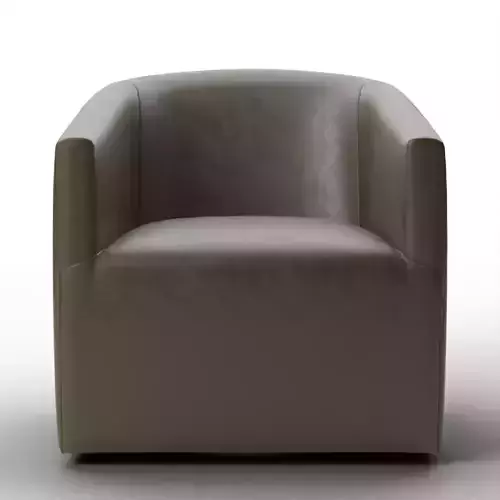 Baldwin Leather Swivel Armchair