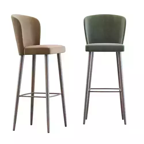 Aston Stool by Minotti 3D model 4