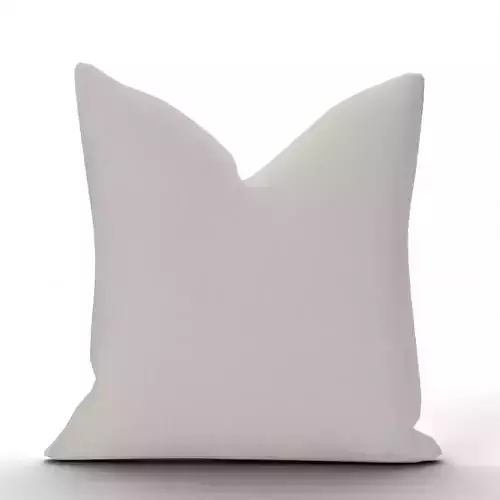 Arla Eyelash Crisp White Pillow