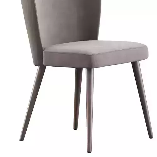 Aston dining chairl by Minotti 3D model 6