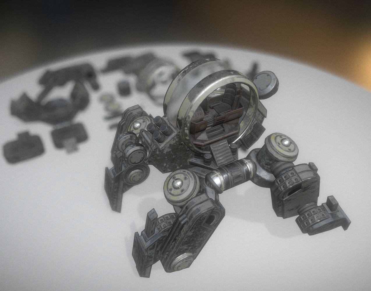 Terrain Walker Collection Low-poly 3D model_75