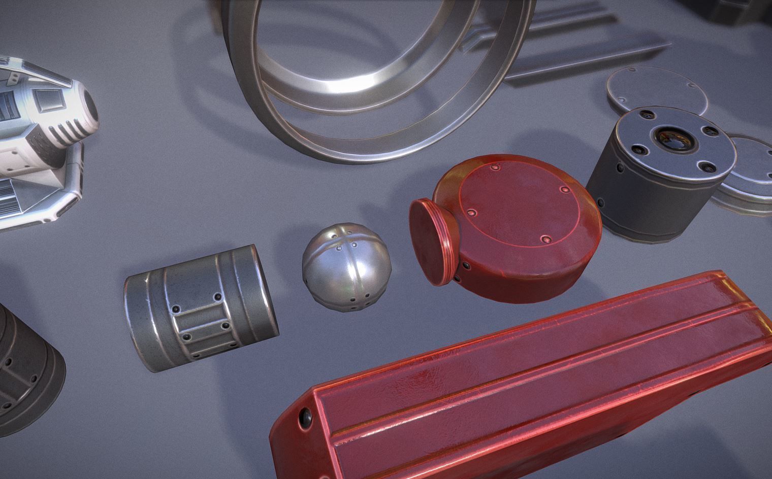 Terrain Walker Collection Low-poly 3D model_129