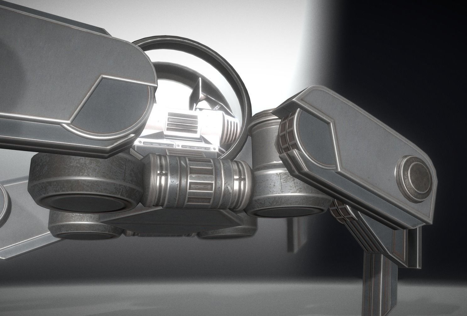 Terrain Walker Collection Low-poly 3D model_15