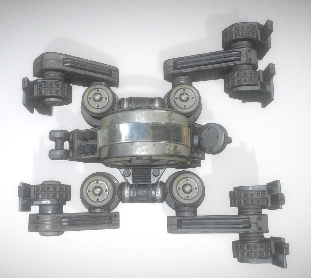 Terrain Walker Collection Low-poly 3D model_55