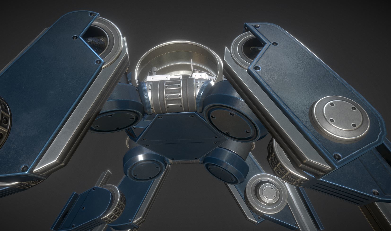 Terrain Walker Collection Low-poly 3D model_94