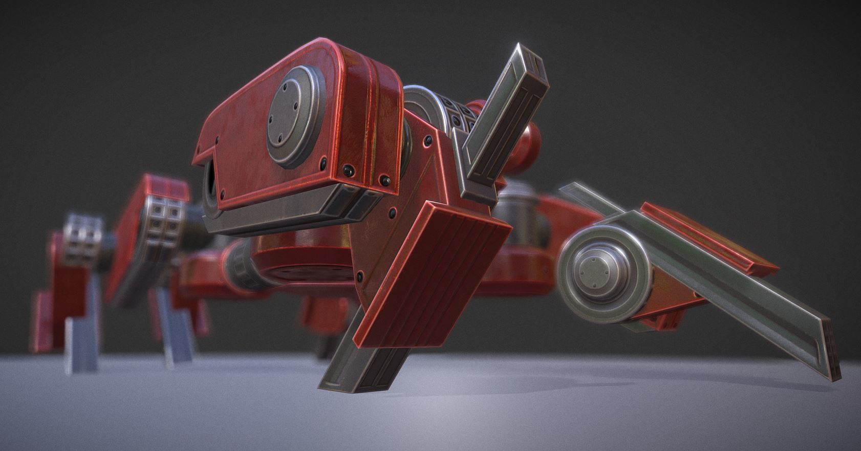 Terrain Walker Collection Low-poly 3D model_128