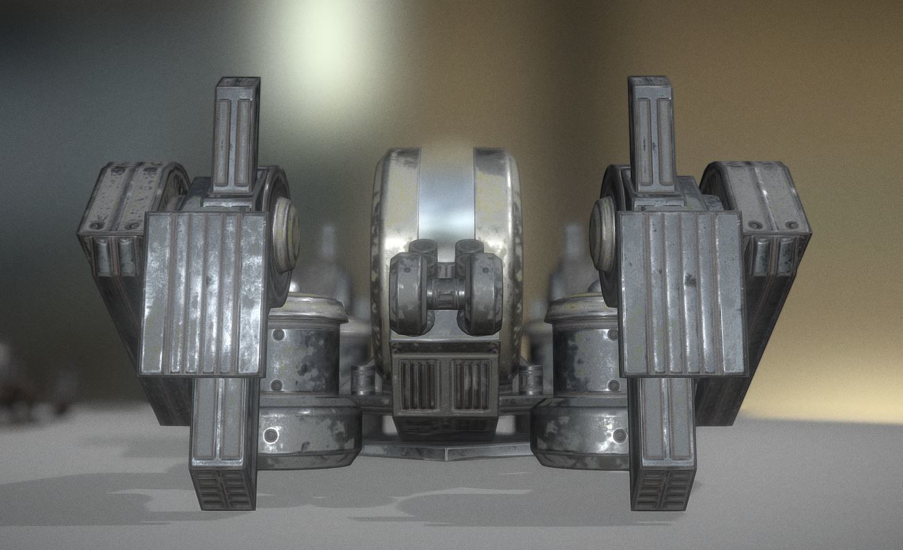 Terrain Walker Collection Low-poly 3D model_57