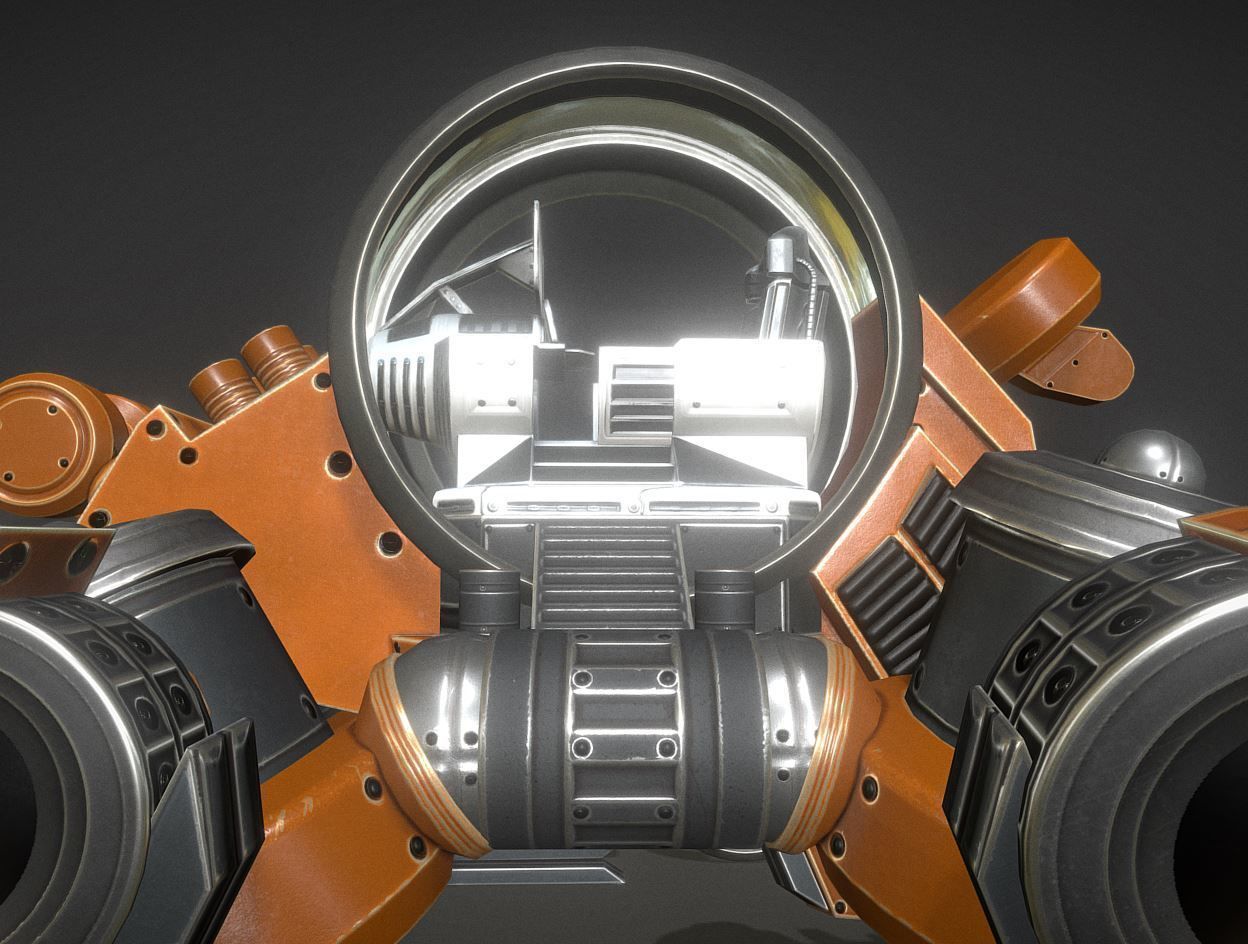 Terrain Walker Collection Low-poly 3D model_14