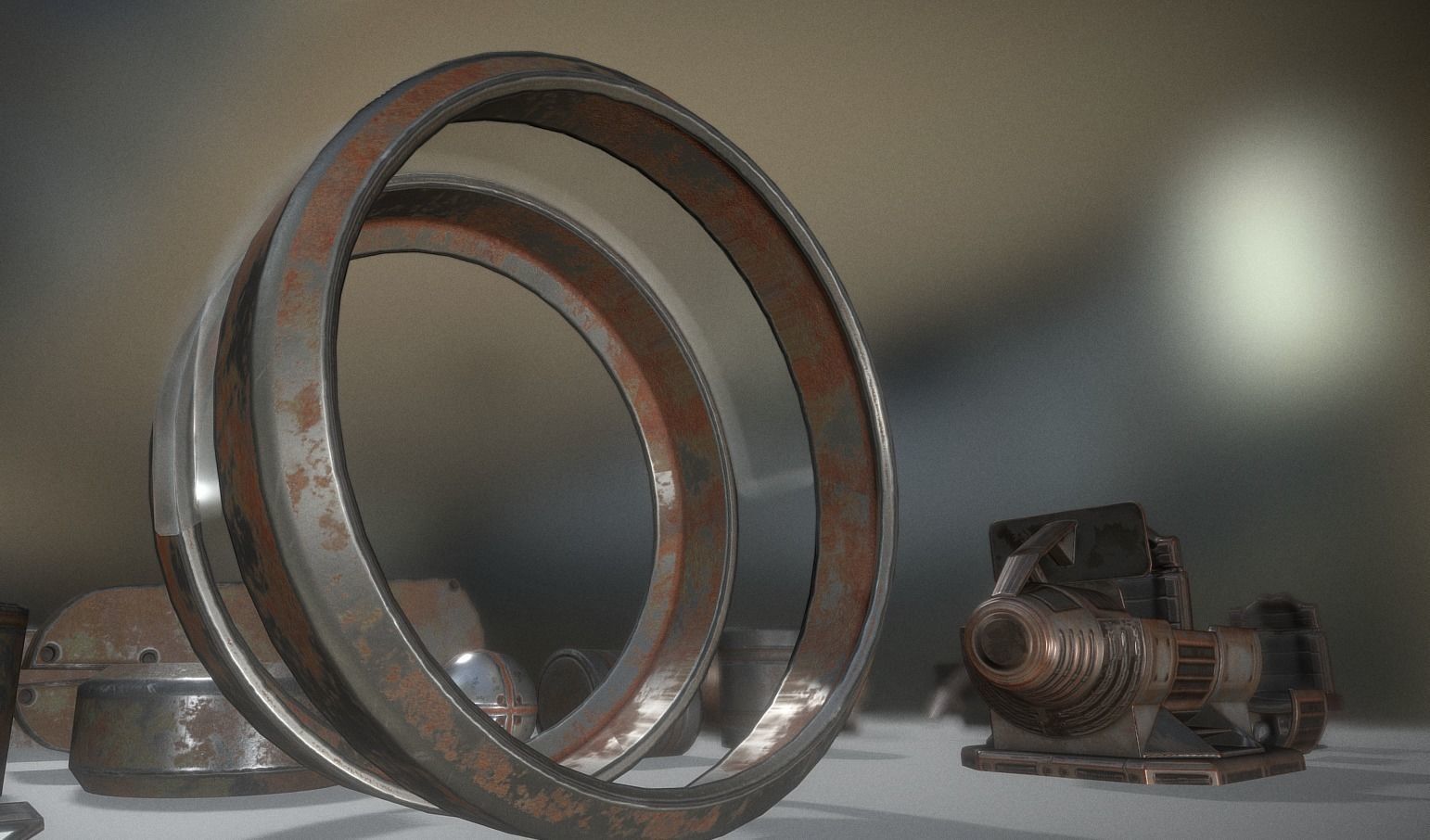 Terrain Walker Collection Low-poly 3D model_50