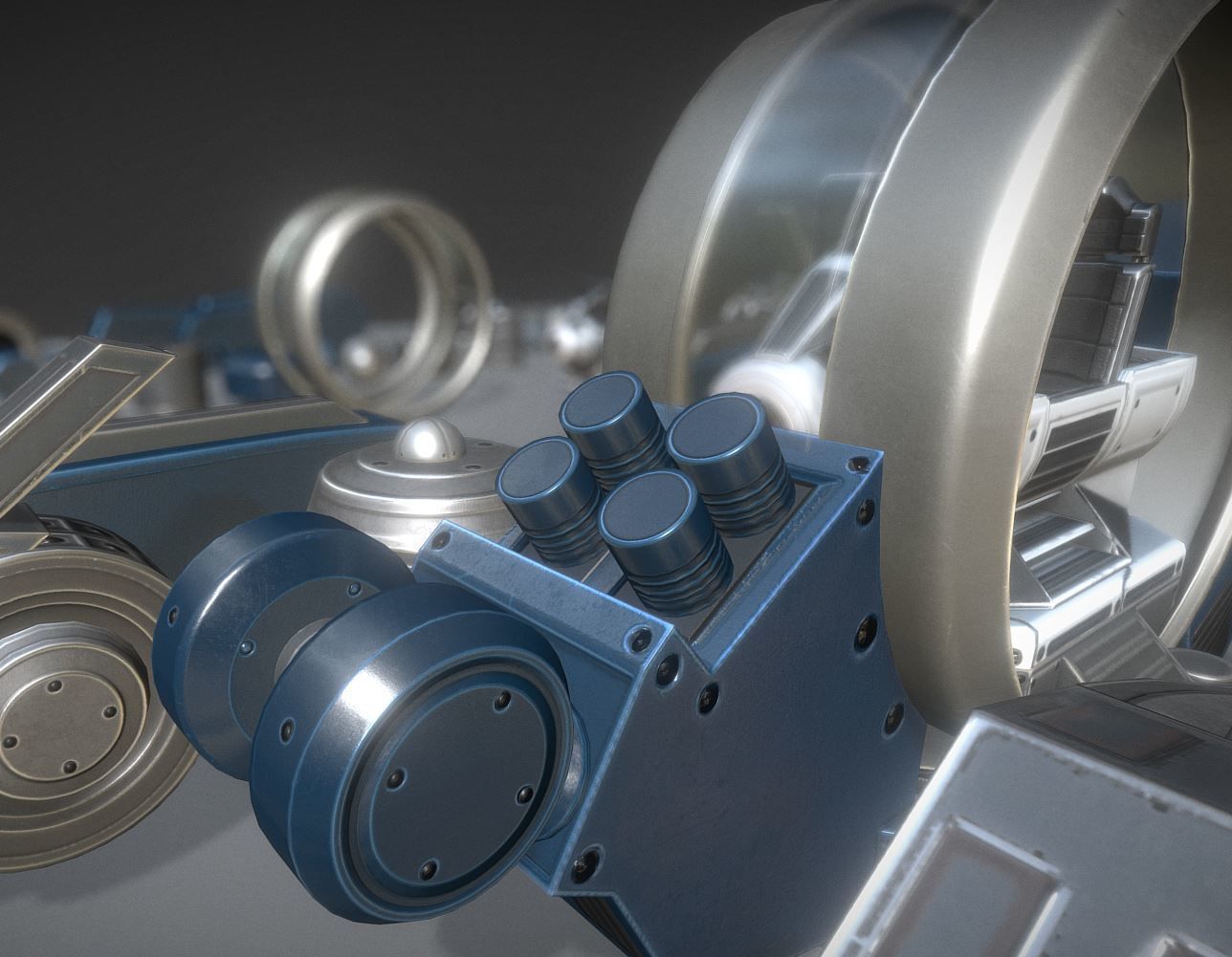 Terrain Walker Collection Low-poly 3D model_84