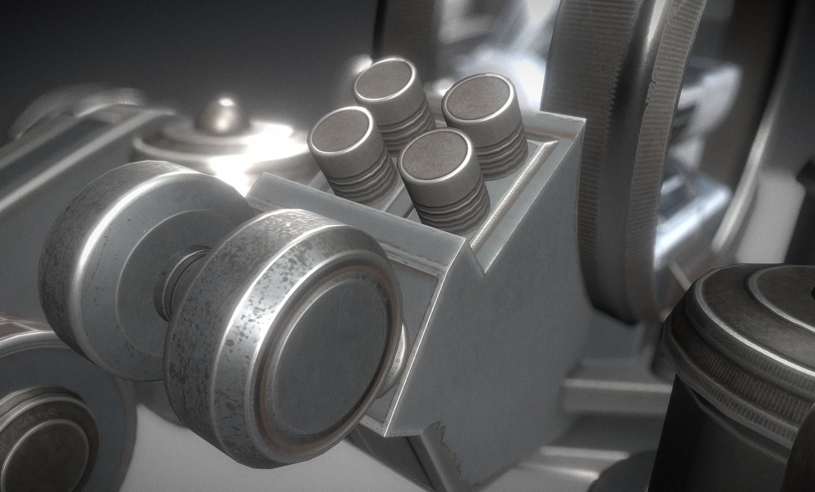 Terrain Walker Collection Low-poly 3D model_19