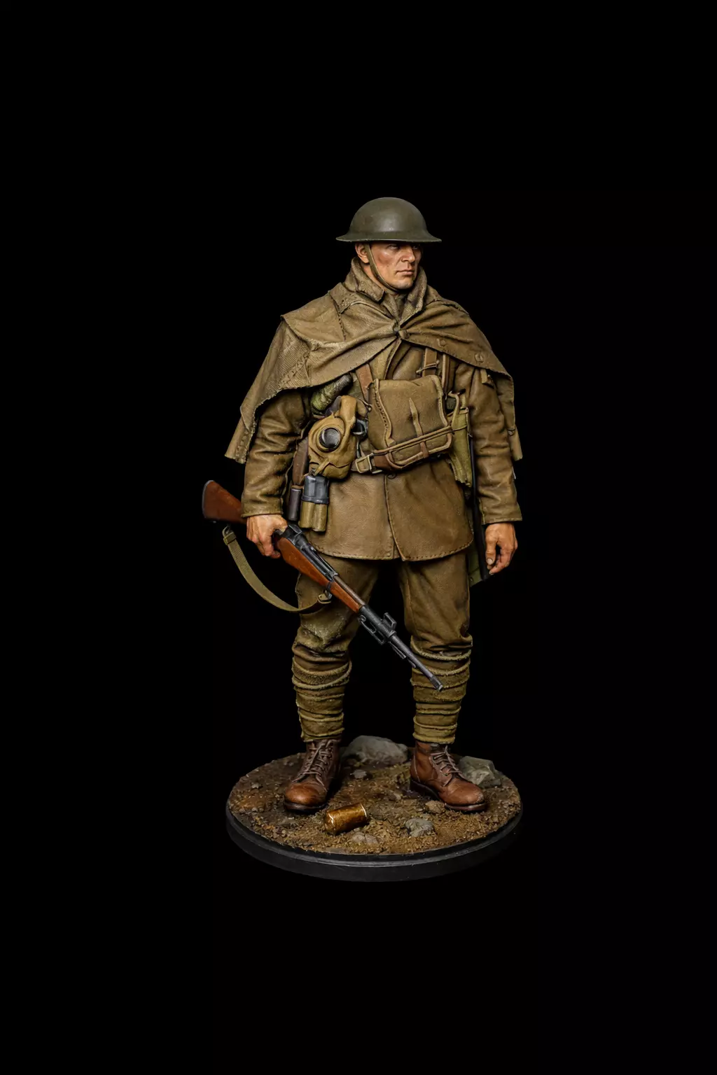 British Army Soldier World War STL File 3D print model