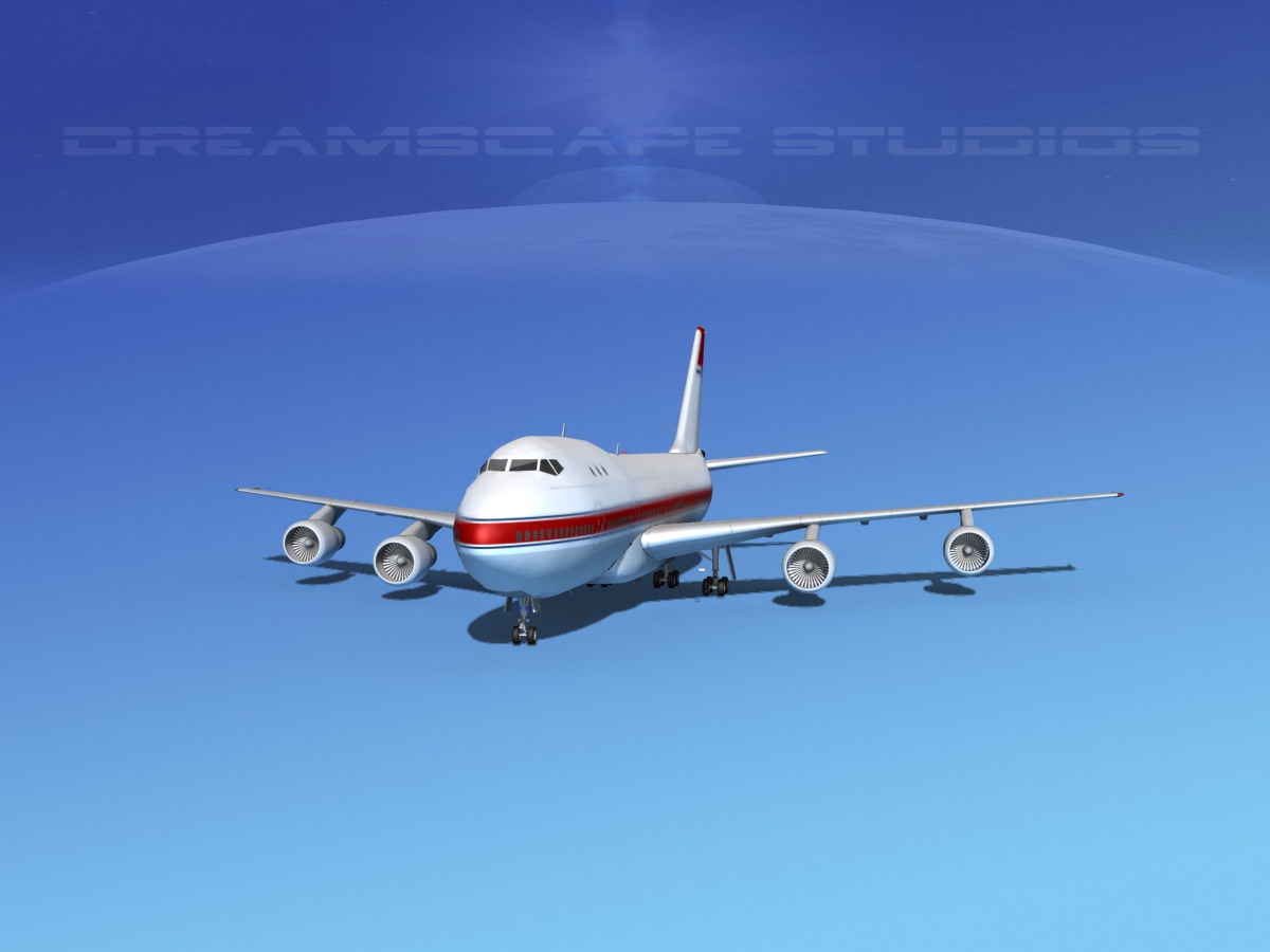 Boeing 747-100 Corporate 2 3D model_1
