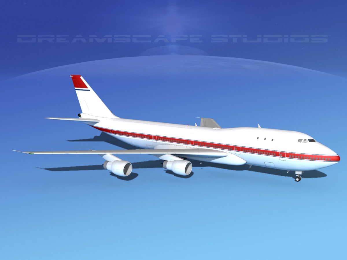 Boeing 747-100 Corporate 2 3D model_3
