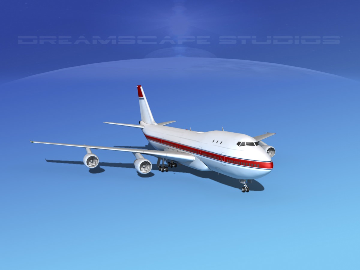 Boeing 747-100 Corporate 2 3D model_2