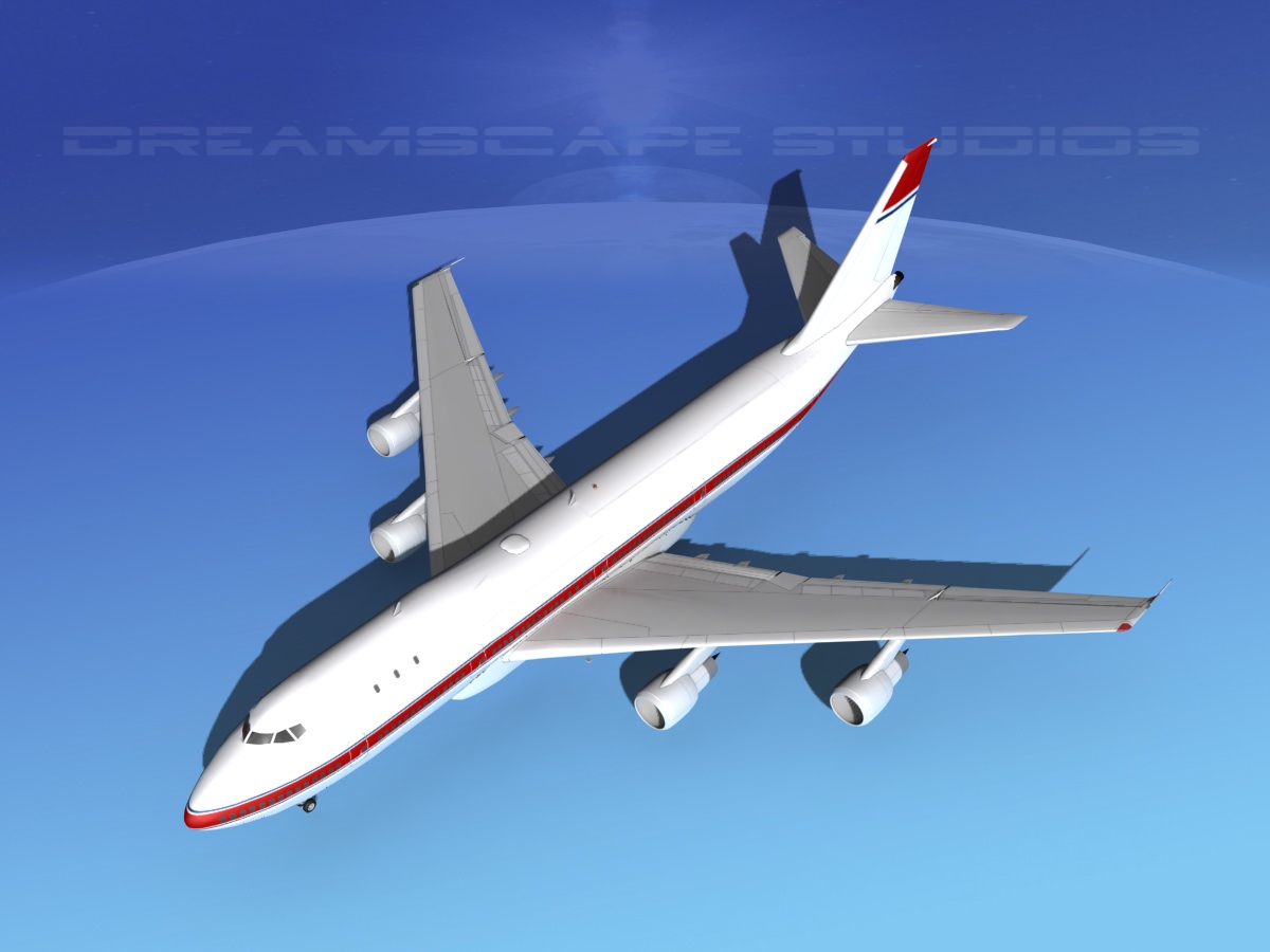 Boeing 747-100 Corporate 2 3D model_10