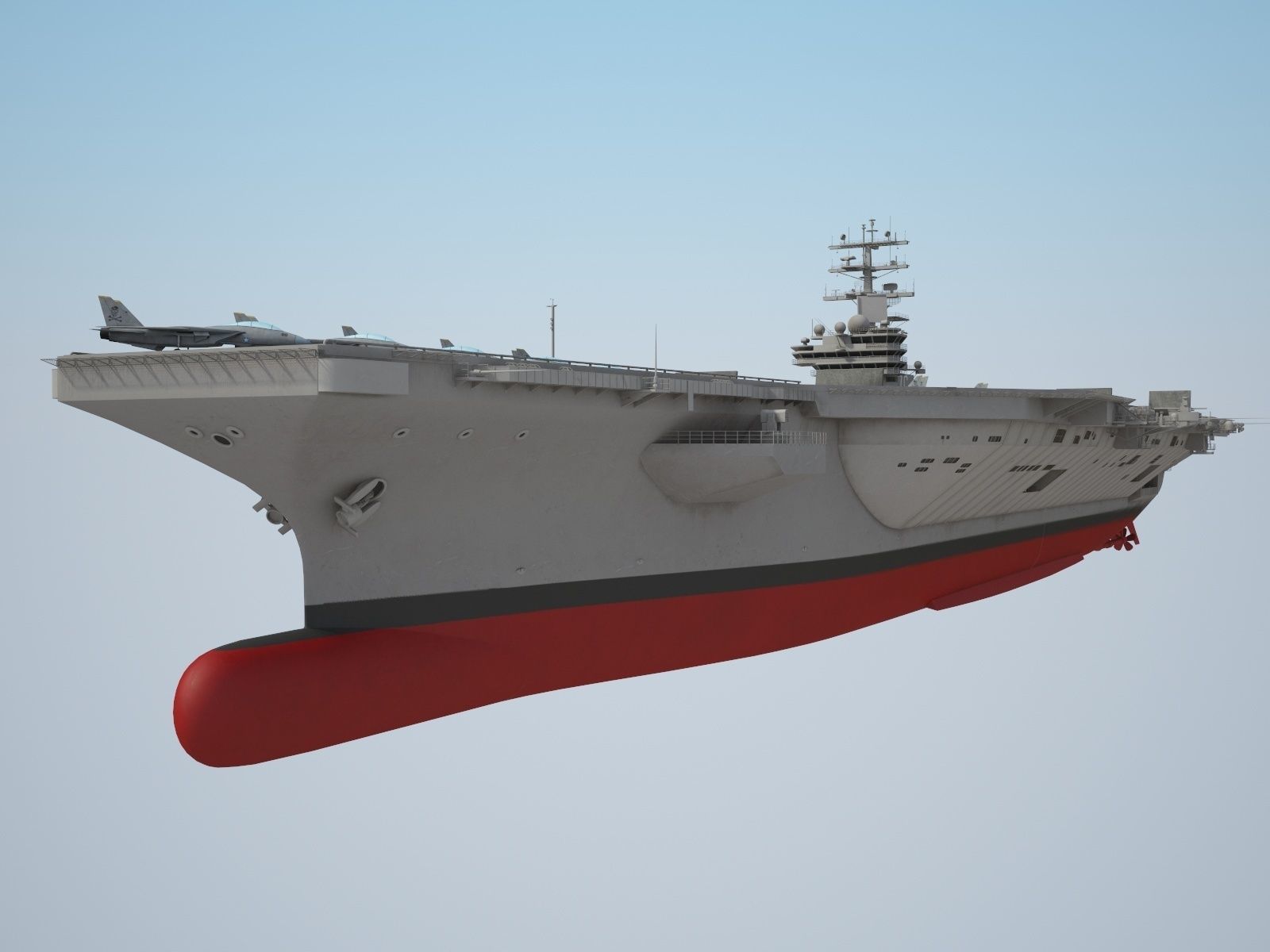 USS Ronald Reagan CVN76 Carrier 3D model_16
