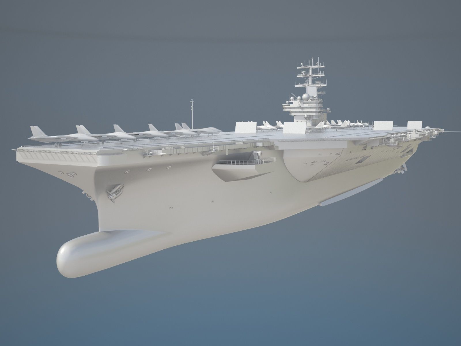 USS Ronald Reagan CVN76 Carrier 3D model_19