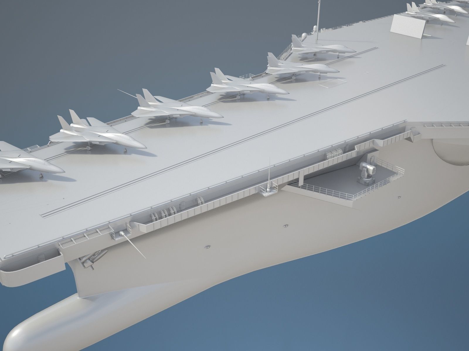 USS Ronald Reagan CVN76 Carrier 3D model_20