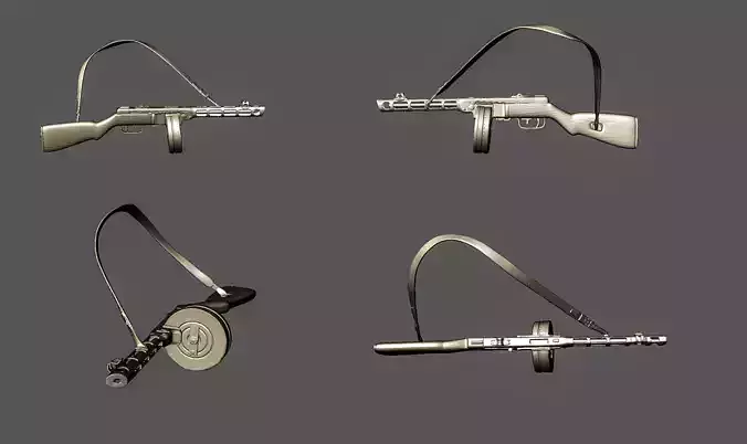 PSPH41 wwii weapon 3D print model
