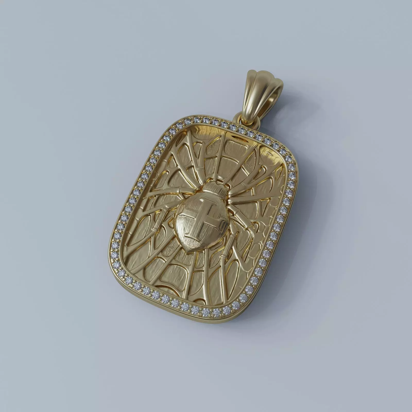 Spider pendant 3D print model