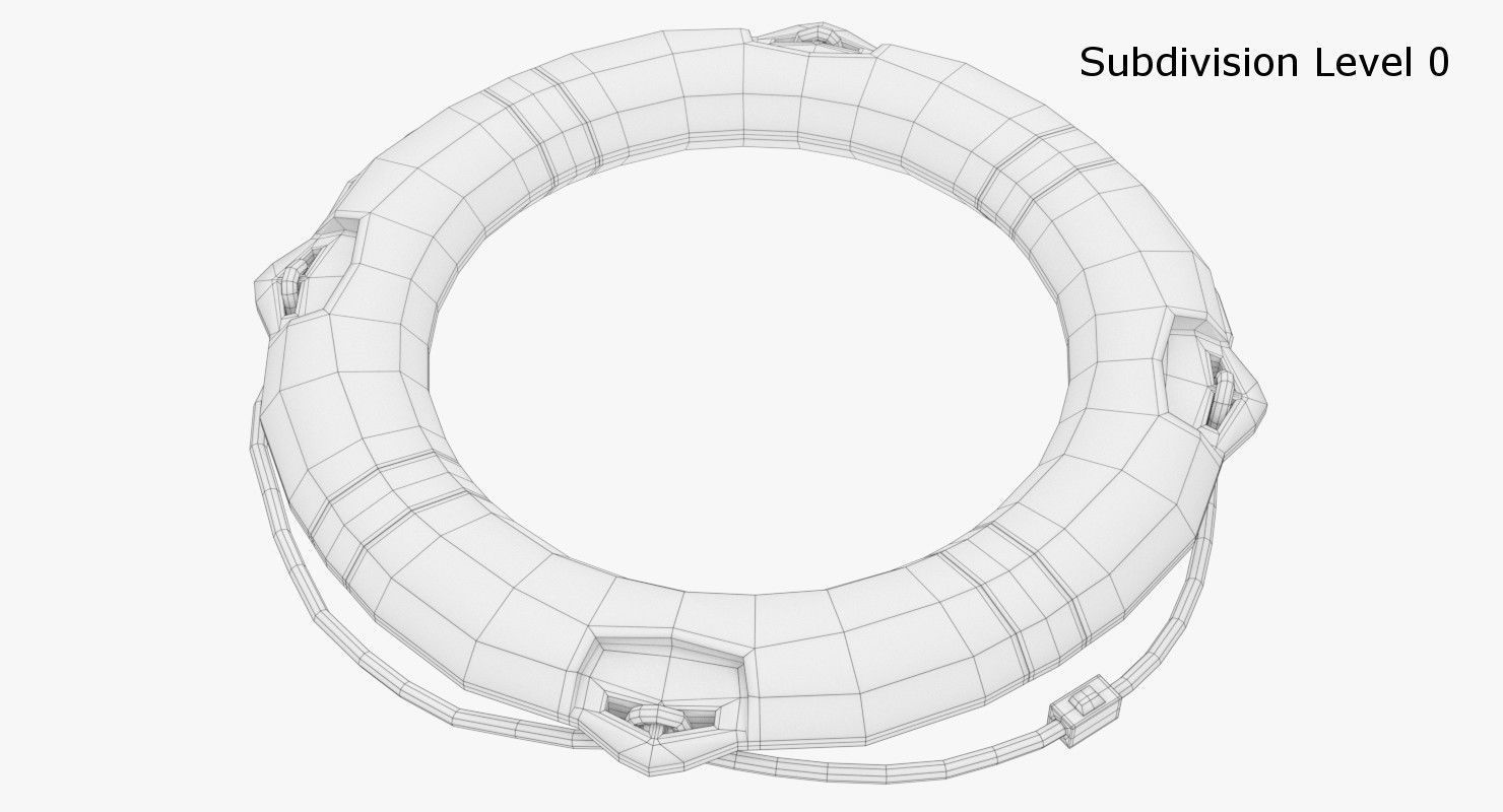 Life Buoy 3D model_3