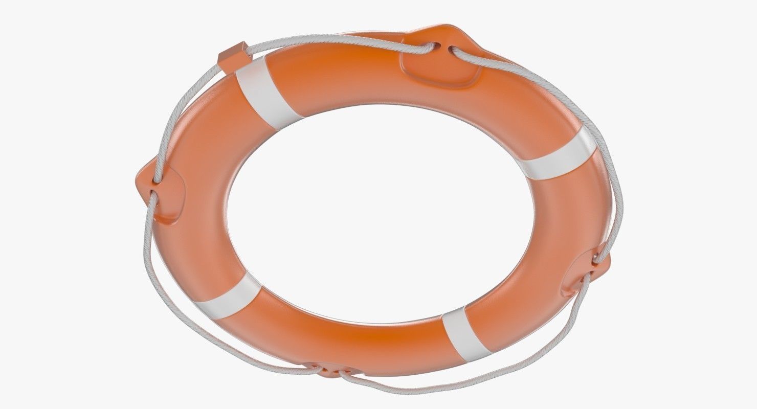 Life Buoy 3D model_1