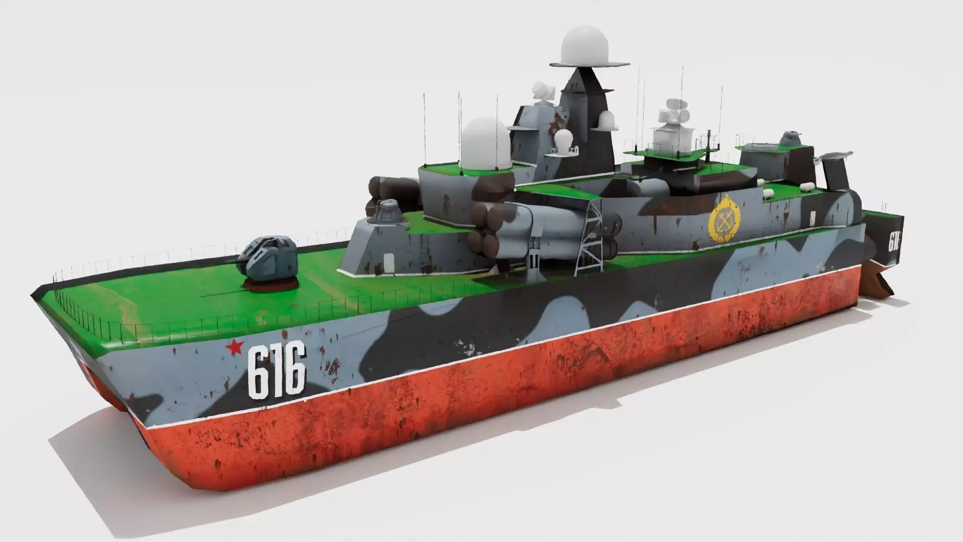 BORA-CLASS Russian Boat 3D model