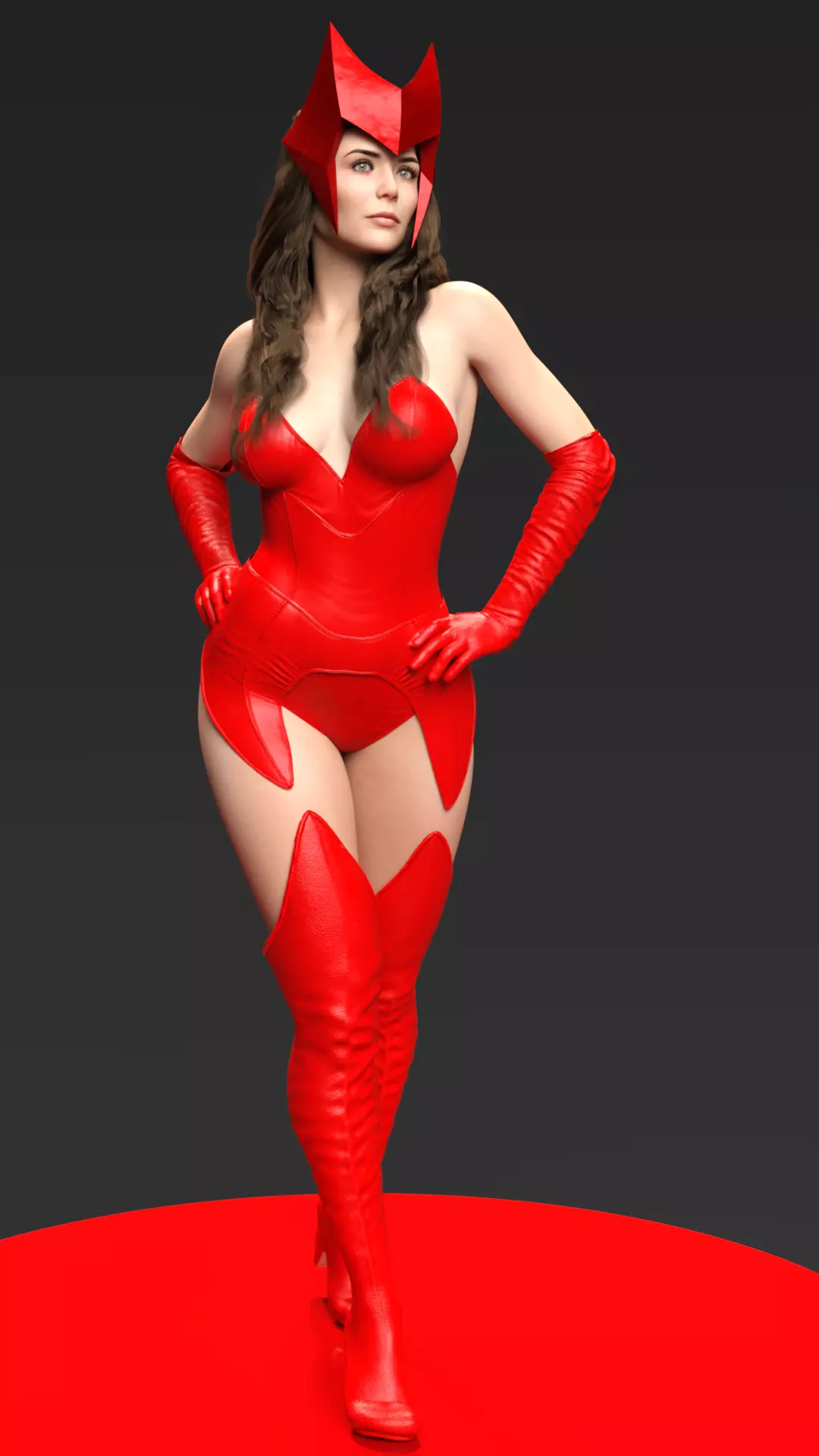 Scarlet Witch Mystic Power Free 3D print model