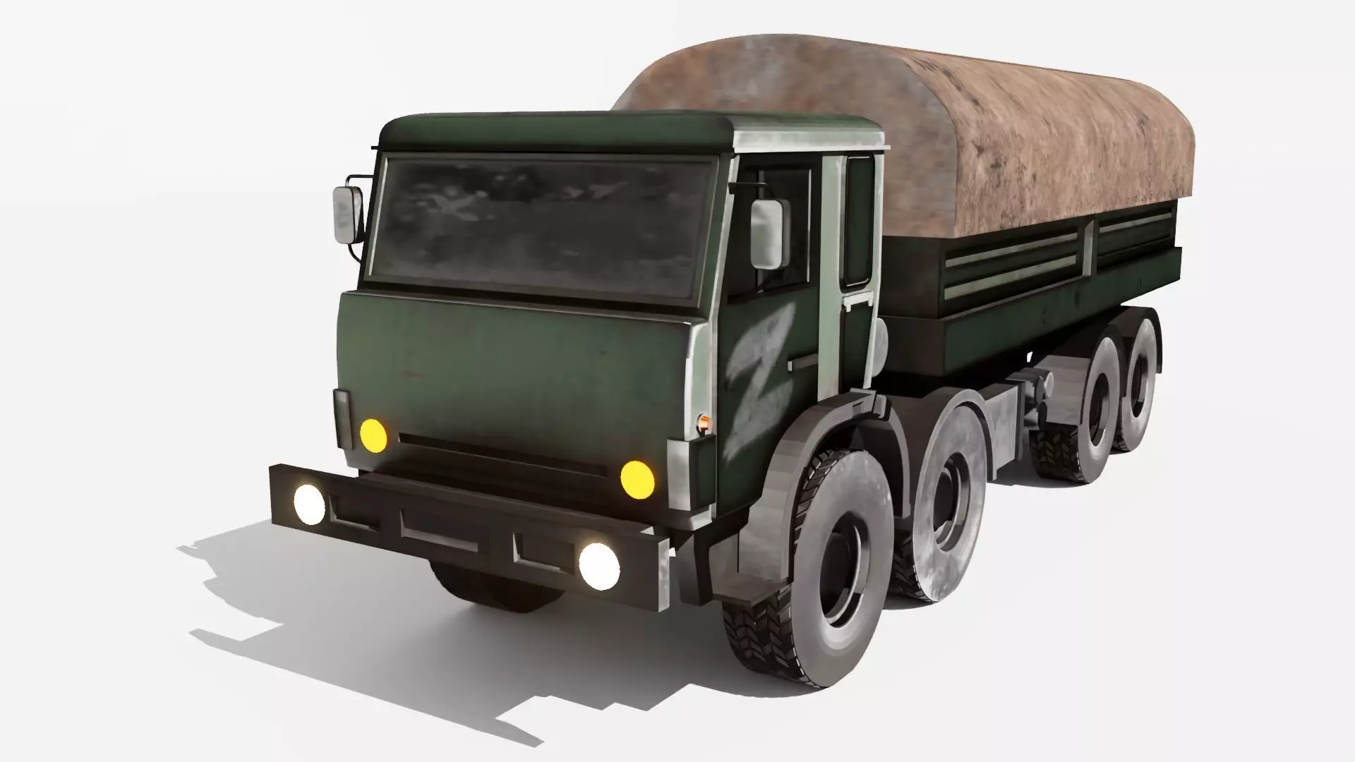 KAMAZ 53501 Russian Truck 3D model