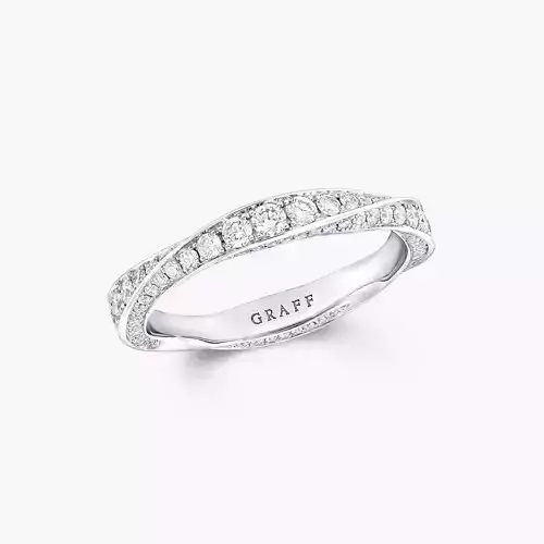 GRAFF - SPIRAL - RING - DIAMONDS - 3-5MM 3D print model