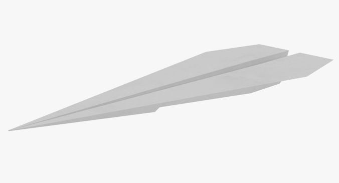 Paper Plane 3D model