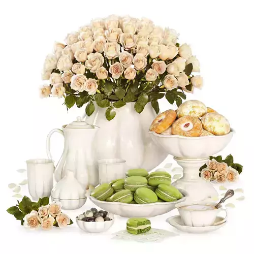 Decorative set 05 3D model