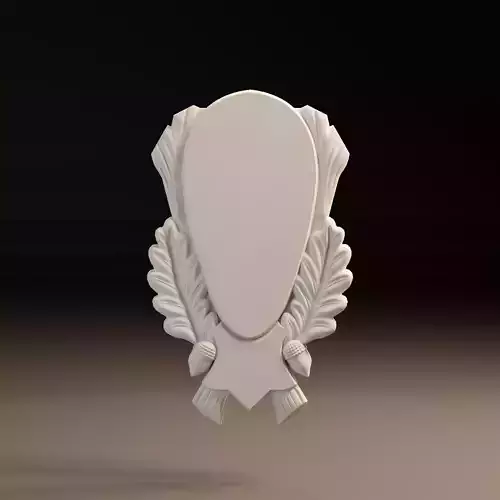 Trophy Hunting Plaque Bas Relief CNC