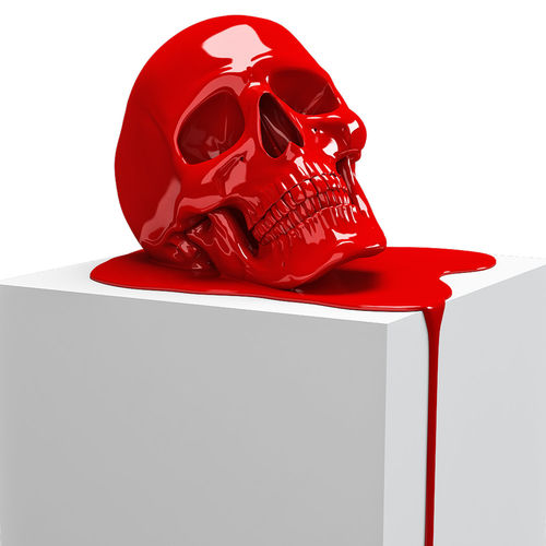 3 D model Art scull 3D print model