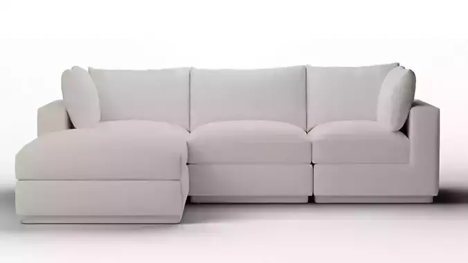 JUSTIN LOUNGE MODULAR SECTIONAL TAUPE
