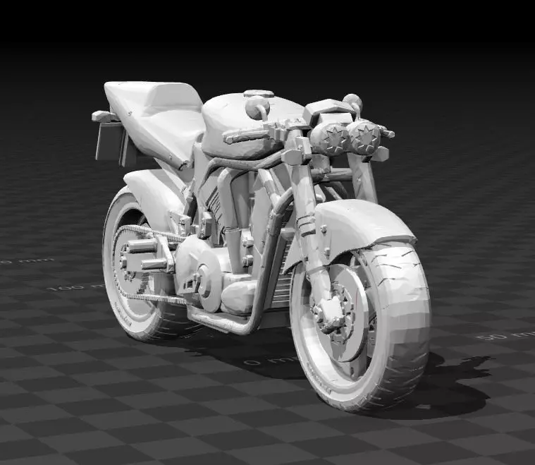 3D Motorcycle 3D print model
