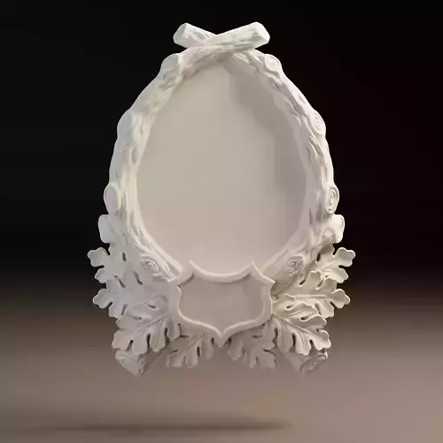 Trophy Hunting Plaque Bas Relief CNC 3D print model